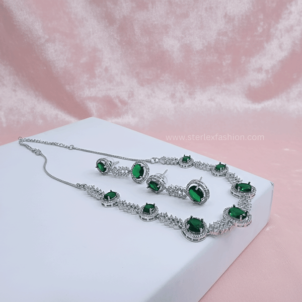 Elite Sparkle AD Necklace Set