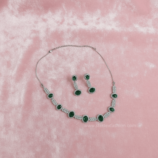 Elite Sparkle AD Necklace Set