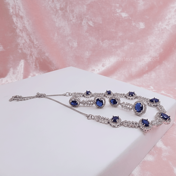 Zaheen Elegant BLUE AD Set