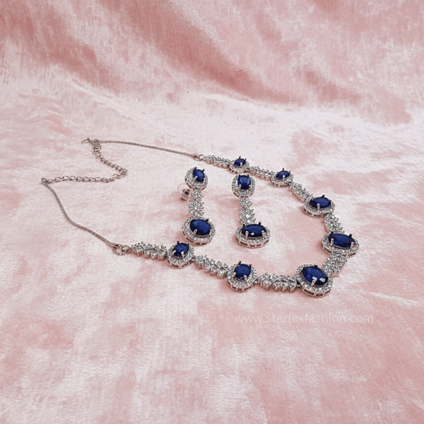 Zaheen Elegant BLUE AD Set