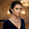 Zaheen Elegant BLUE AD Set
