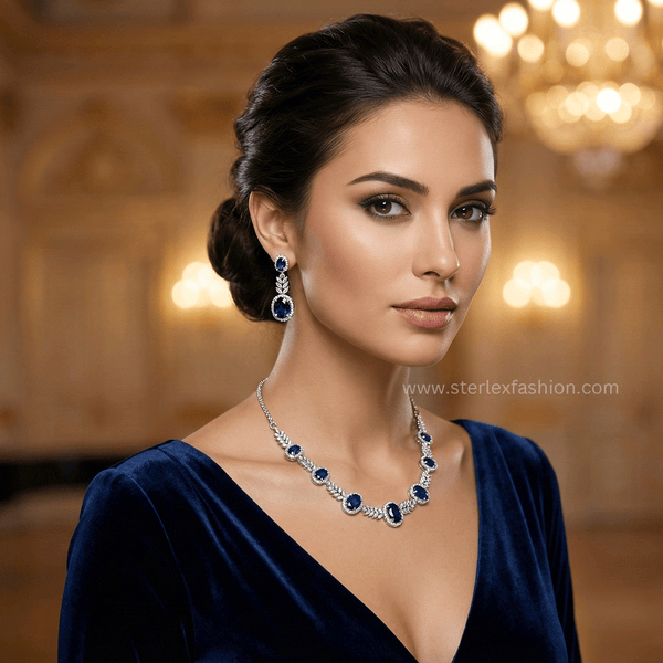 Zaheen Elegant BLUE AD Set