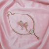 Gold Light Star AD Necklace Set