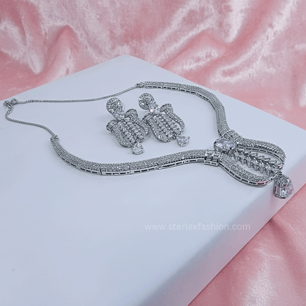 Moonlight Elegant AD Necklace Set