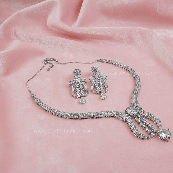 Moonlight Elegant AD Necklace Set