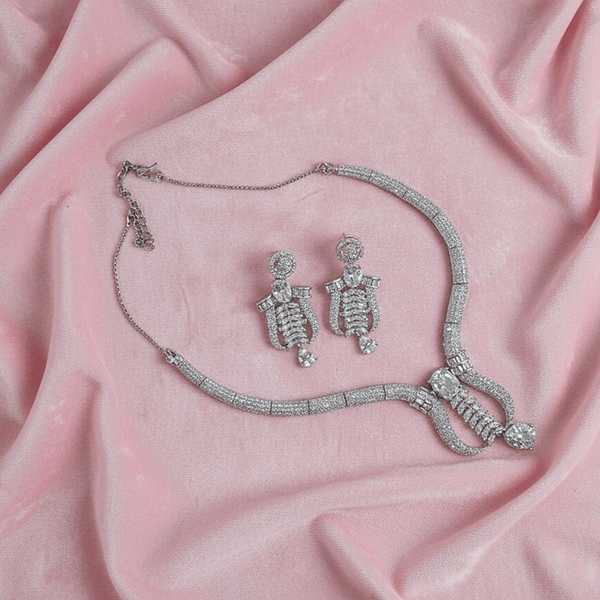 Moonlight Elegant AD Necklace Set