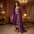 Royal Amethyst Embroidered Suit Set