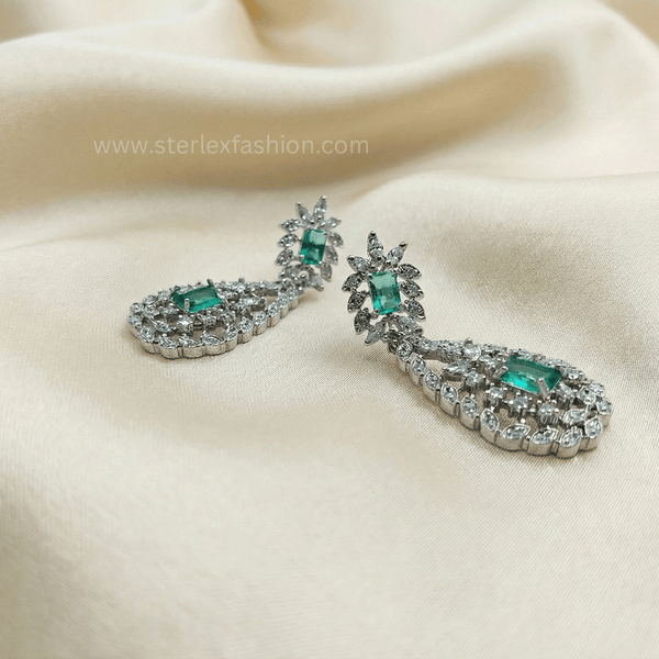 Mint Bloom Earrings