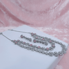 Twinkle Pink AD Necklace Set