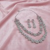 Twinkle Pink AD Necklace Set