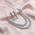 Twinkle Star white AD necklace