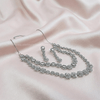 Twinkle Star white AD necklace