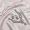 Raj Rupa Pink AD Necklace