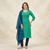 Floral Embroidered Dress Material