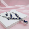 Raj Rupa Blue AD Necklace