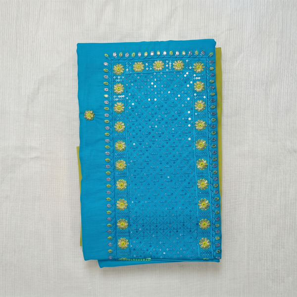 Floral Embroidered Dress Material