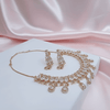 Diviyala Rose Gold AD Necklace
