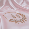 Diviyala Rose Gold AD Necklace