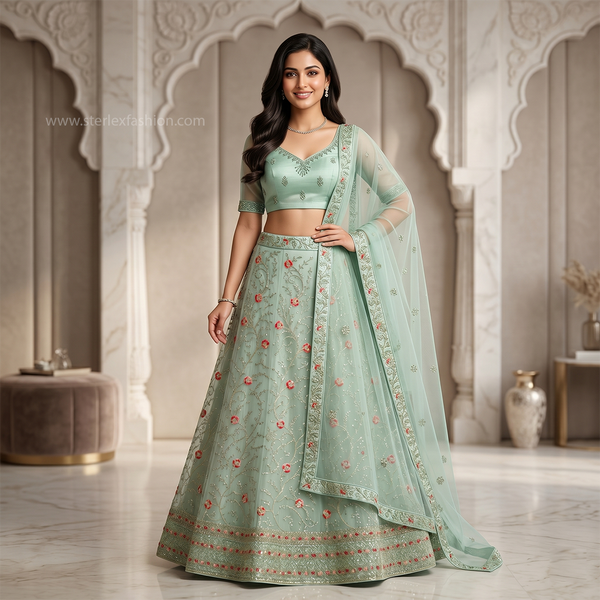Ethnic Embroidered Lehenga