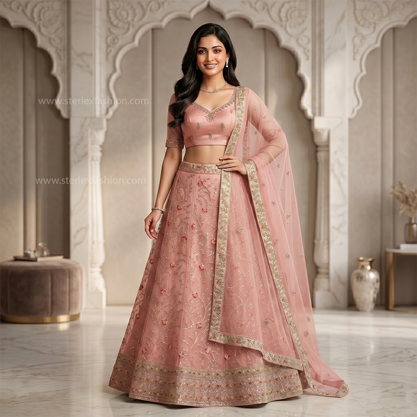 Ethnic Embroidered Lehenga