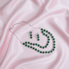 Twinkle Green AD Necklace
