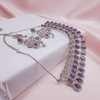 Rajpriya Purple AD Necklace
