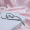 Royal Amara Silver AD Necklace