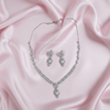 Royal Amara Silver AD Necklace