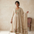 Ivory Bloom Embroidered Anarkali Suit Set