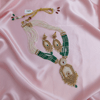 Maharani Pearl Emerald Necklace