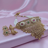 Swarnika Pearl Temple Necklace Set