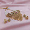 Swarnika Pearl Temple Necklace Set