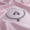 Elara Ruby Glow Necklace Set