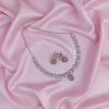 Elara Blush Rose Necklace Set