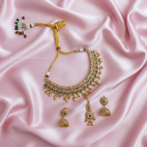 Royal Green Kundan Choker