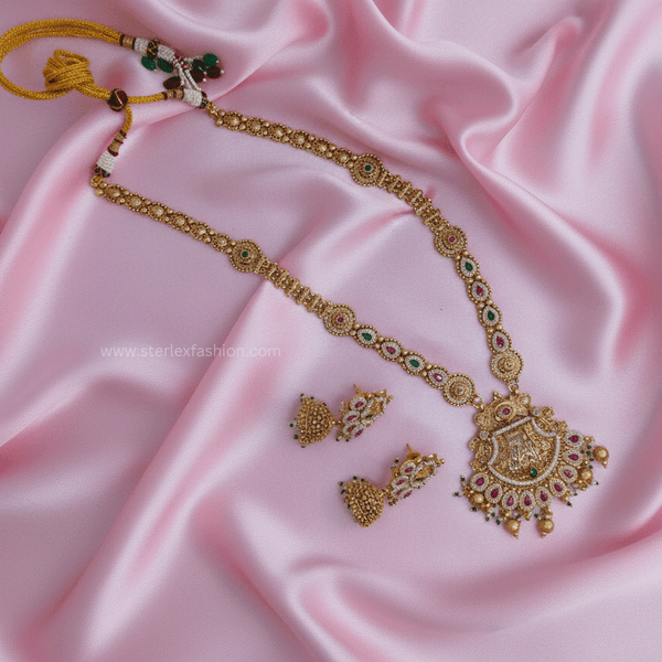 Noorani Pink Emerald Haar