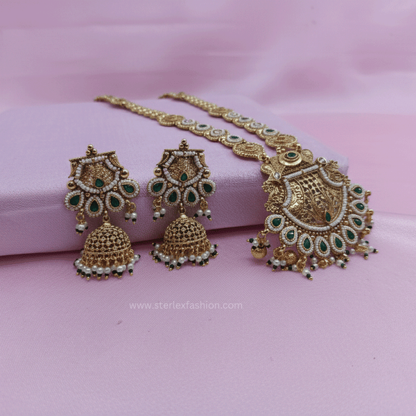 Noorani Green Emerald Haar