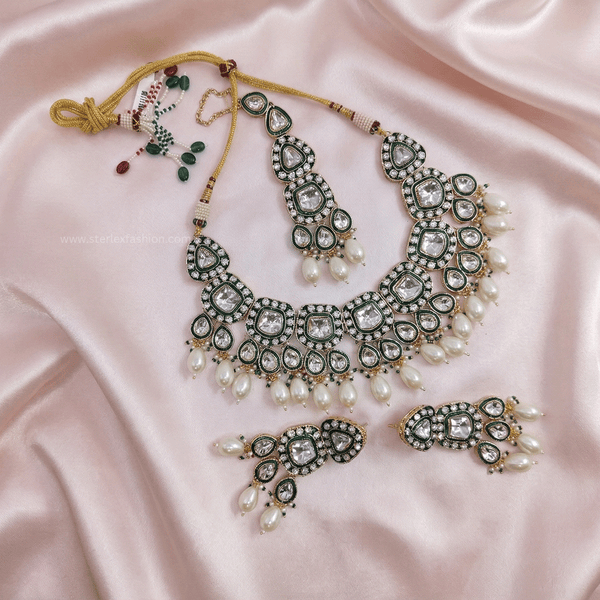 Pearl Whisper Kundan Set