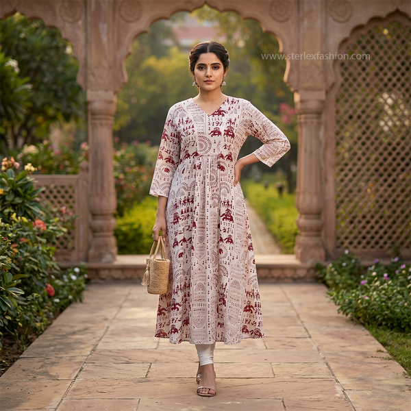 Riwaayat Printed Anarkali