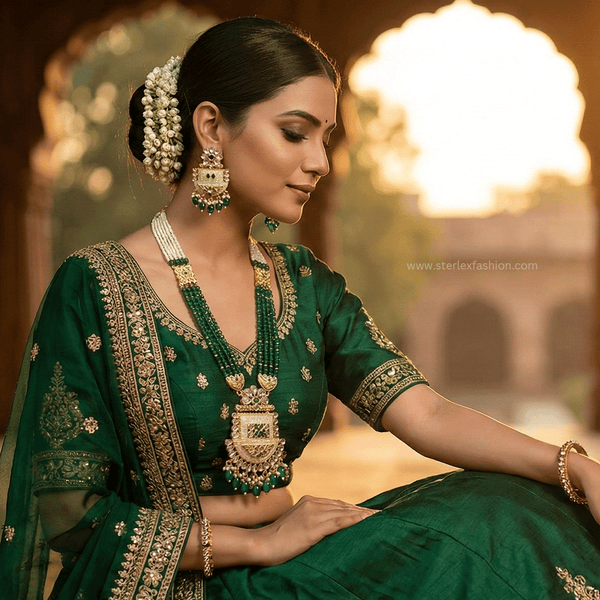 Royal Mehndi Pearl Kundan Set