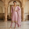 Zariya Blush Suit Set with Dupatta