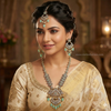Kashvi Royal Emerald Set