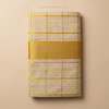 Classic Ivory Checks Kasavu Saree