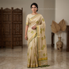 Mehira Olive Gold Kasavu Saree
