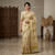 Mehira Olive Gold Kasavu Saree