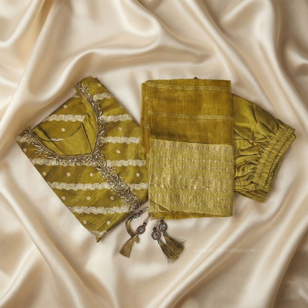 Noorika Olive Grace Suit Set
