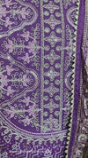royal purple Anarkali suit set