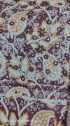 Plum Beige Heritage Printed Cotton Suit Set