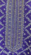 Royal Violet Zari Suit Set
