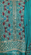 Teel Green Anarkali Suit Set